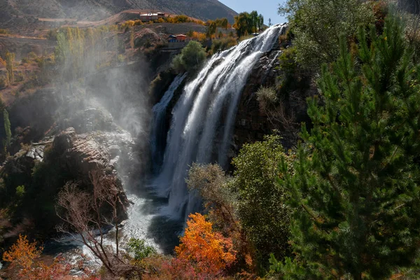 Vista Paisagem Cachoeira Tortum Tortum Erzurum Turquia Explore Beleza Vida — Fotografia de Stock