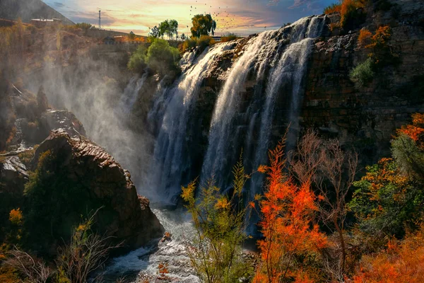 Landscape View Tortum Waterfall Tortum Erzurum Turkey Explore World Beauty — Stock Photo, Image