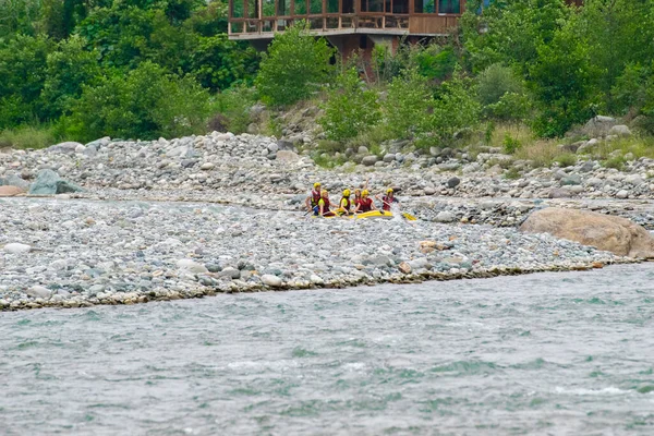 Rafting Rzece Frtna Lipca 2016 Roku Miejscowości Amlhemin Turcji Rzeka — Zdjęcie stockowe