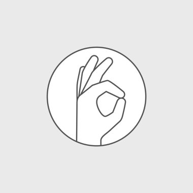 Tamam, arka planda el işareti