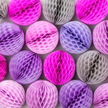 Kağıt topları yakın çekim 