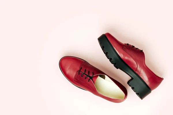 Sapatos Primavera Outono Femininos Elegantes Várias Cores Conceito Beleza Moda — Fotografia de Stock