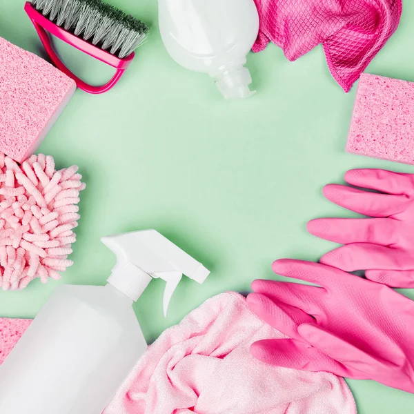 Detergents Cleaning Accessories Pastel Color Cleaning Service Small  Business Idea Stock Photo by ©Netrun78 217664384