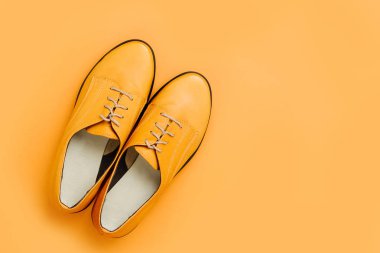 Şık kadın bahar ya da çeşitli renklerde sonbahar ayakkabı. Güzellik ve moda kavramı. Düz yatıyordu, en iyi görünümü