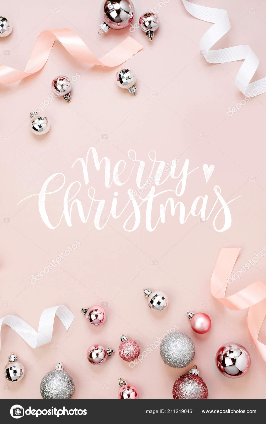 Hướng dẫn tạo Merry Christmas background pink siêu đơn giản