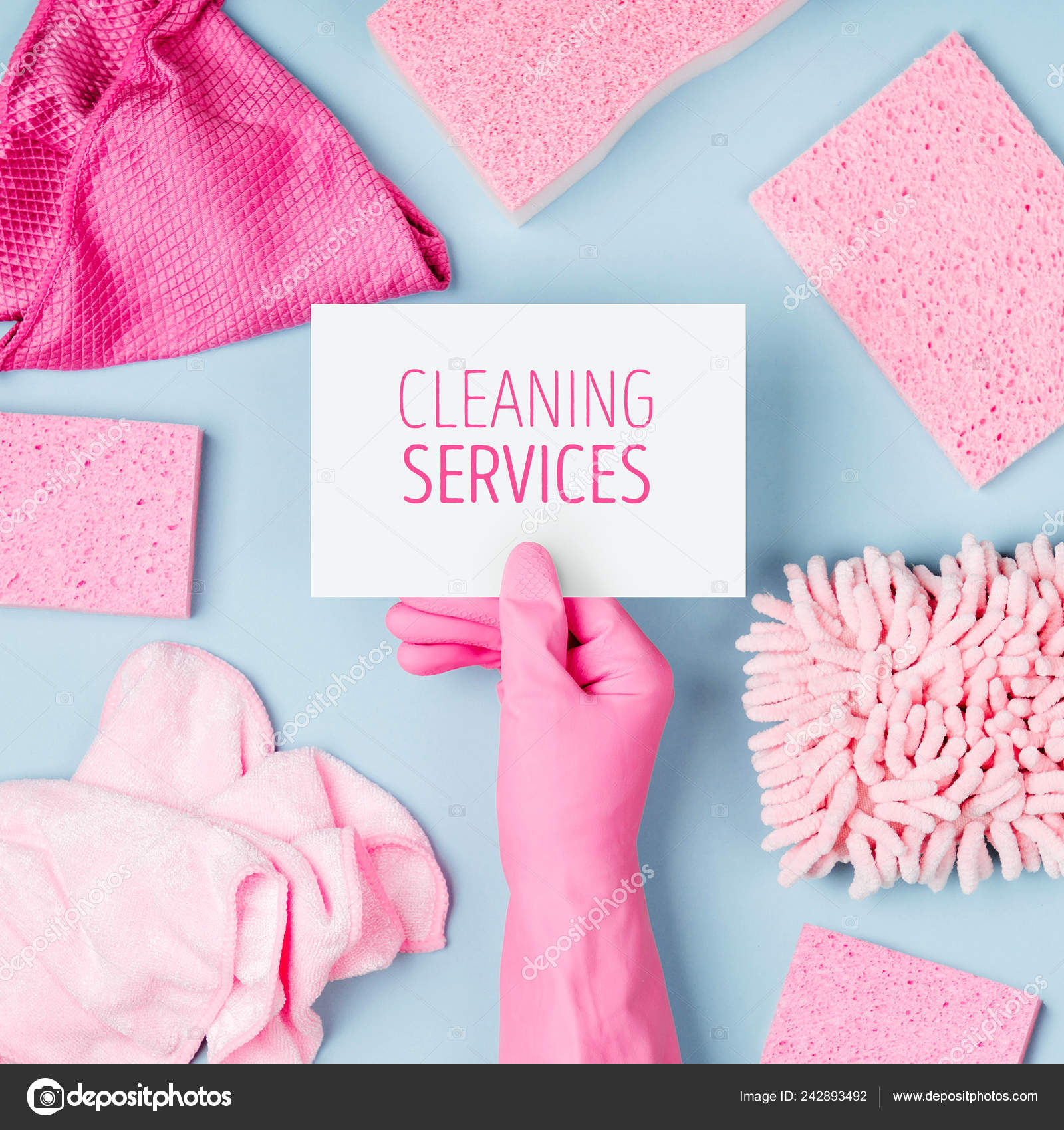 Pink Cleaning Background