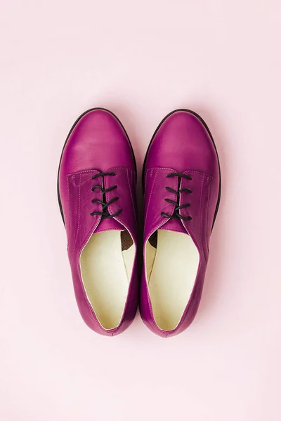 Sapatos Primavera Outono Femininos Elegantes Várias Cores Conceito Beleza Moda — Fotografia de Stock
