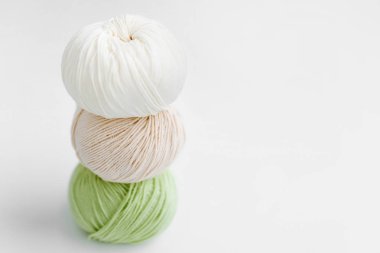 İplik örme pastel renklerde için. 