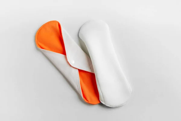 Coussinets Menstruels Tissu Réutilisable Zéro Déchet Pour Hygiène Personnelle Style — Photo