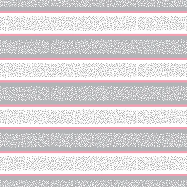 Абстрактные пунктирные полосы векторный бесшовный узор. Точки текстуры для дизайна поверхности, текстиль, оберточная бумага, обои, печать корпуса телефона, ткань . — стоковый вектор