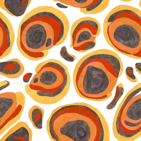 Abstract animal print seamless pattern. Hand painted watercolor cheetah skin texture for surface design, textile, wrapping paper, wallpaper, phone case, fabric.