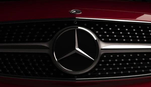 Αλμάτι, Καζακστάν-24 Μαρτίου, 2019: Mercedes-Benz για το 500 απόδοση 3D — Φωτογραφία Αρχείου