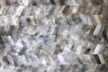 Bulanık halı beyaz arka plan üzerinde izole. İç eleman. 3d render