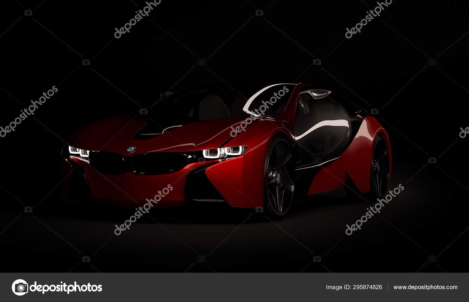 19年8月10日 哈萨克斯坦阿拉木图 Bmw I8概念关于黑暗孤立的背景 3d渲染 图库社论照片 C Medvedsky Kz 19年8月10日 哈萨克斯坦阿拉木图 Bmw I8概念关于黑暗孤立的背景 3d渲染 图库社论照片 C Medvedsky Kz
