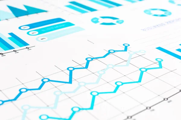 Ekonomik zemin olarak iş grafikleri. 