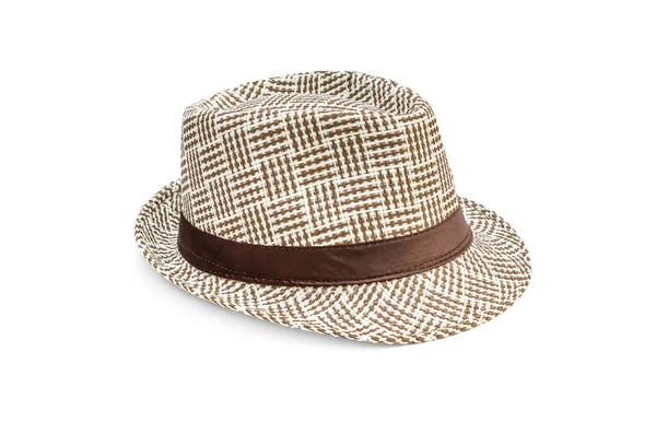 白い背景の夏の帽子 — ストック写真