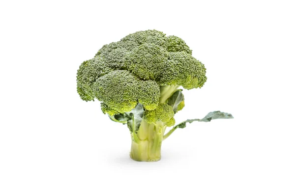 Broccoli Verdi Freschi Bianco — Foto Stock