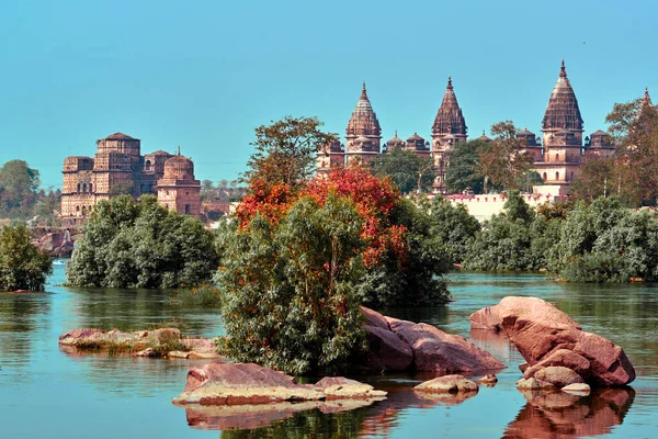 Jahangir Mahal Citadelle Jahangir Palais Orchha Citadelle Jahangir Mahal Est — Photo