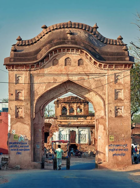 Orchha Madhya Pradesh Hindistan Kasım 2018 Orchha Kasabasının Ana Girişi — Stok fotoğraf