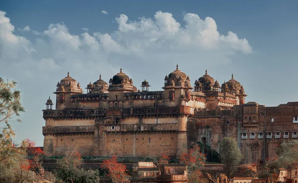 Jahangir Mahal Orchha Erődben Orchha Madhya Pradesh India — Stock Fotó