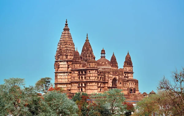 Orchha Madhya Pradesh India November 2018 Jahangir Mahal Citadel Jahangir — Stock Photo, Image