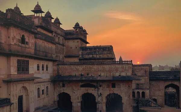 Orchha Madhya Pradesh India Noviembre 2018 Jahangir Mahal Dentro Del — Foto de Stock