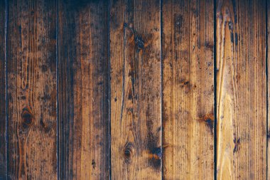 Eski ahşap duvar arkaplanı ya da doku. Eski Kaliteli Kirli Ahşap Döşeme Arkaplanı.