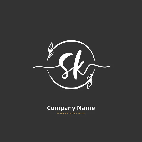 C K Ck Initial Handwriting Logo Design With Circle Beautyful Design Handwritten Logo For Fashion Team Wedding Luxury Logo Larastock