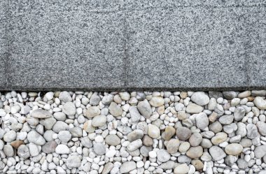 Mermer ve çakıl zemin havuz arka plan