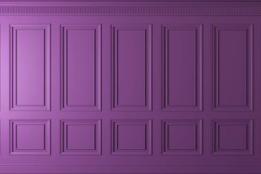 Klasik koyu ahşap paneller duvarı. Tasarım ve teknoloji