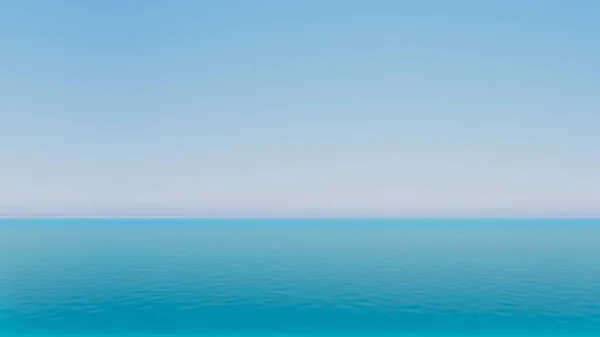 Latar belakang berawan pemandangan di atas laut — Stok Foto