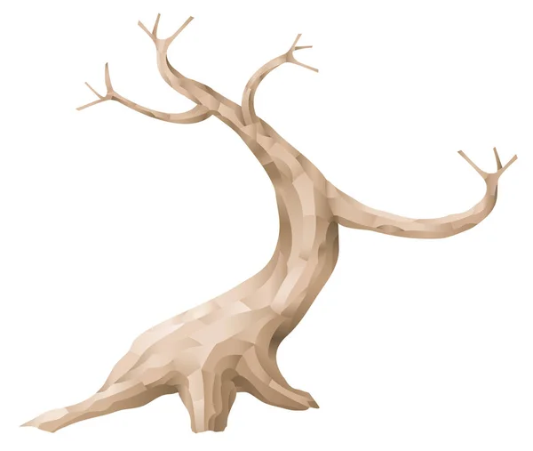 盆栽の樹皮 — ストックベクタ