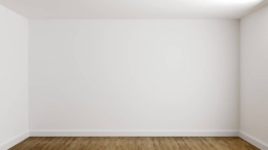 Yeni evdeki arka plan beyaz duvar odası