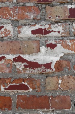 Tuğla duvar desen doku arka plan. Büyük için grafiti yazıtları