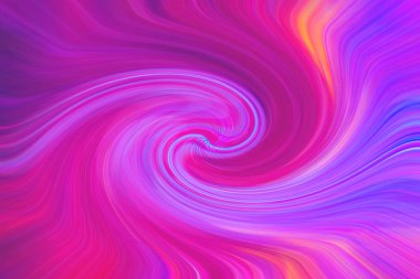 Parlak çok renkli arka plan. Bulanık pembe ve mavi dalga