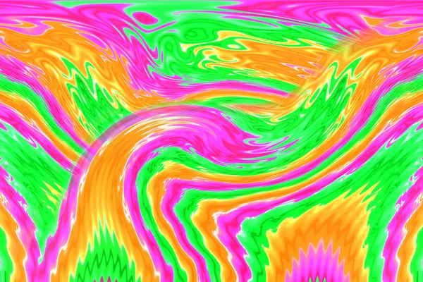 Heldere veelkleurige abstracte achtergrond. Wazig roze, gele en groene golf — Stockfoto