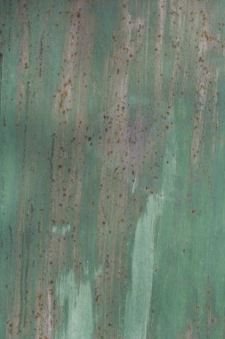 Metal paslı boyalı yeşil grunge doku arka plan. Kopyalama alanı
