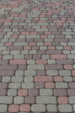 Döşeme renkli beton karo doku arka plan. Kopyalama alanı
