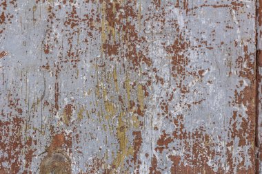 Yıpranmış mavi boyalı ahşap tahta doku kırık