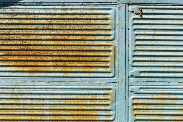 Metal paslı boyalı siyan grunge doku arka plan. Kopyalama alanı