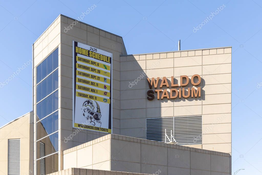 Kalamazoo, MI, USA - August 30, 2025: Waldo Stadium is home to the Western Michigan University Broncos football team, who compete in the Mid-American Conference (MAC).