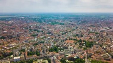 4 k Milan görüntüleri cityscape panorama adlı gündüz, İtalya