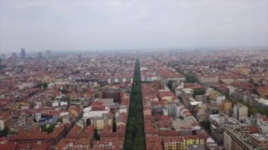 4 k Milan görüntüleri cityscape panorama adlı gündüz, İtalya