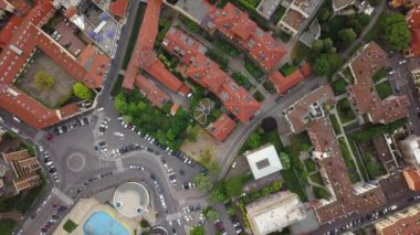 4 k Milan görüntüleri cityscape panorama adlı gündüz, İtalya
