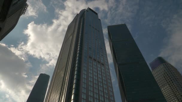 Dag Tid Guangzhou Stadssiluett Antenn Panorama Film Kina — Stockvideo