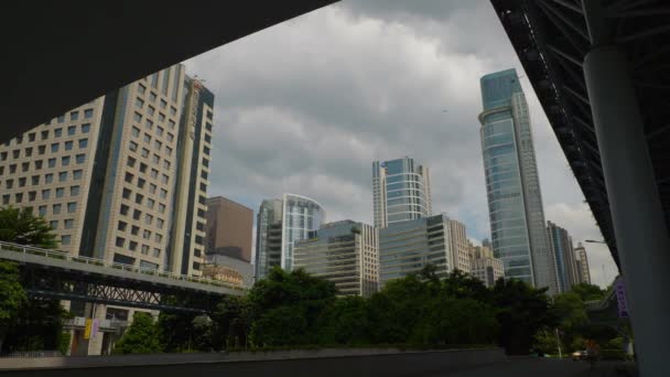 Paisaje Aéreo Guangzhou Durante Día Material Archivo China — Vídeos de Stock