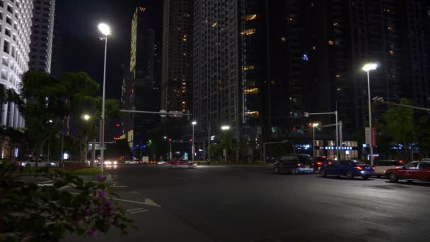 Гуанчжоу Город Воздушного Движения Панорама Отснятый Материал Китай — стоковое видео