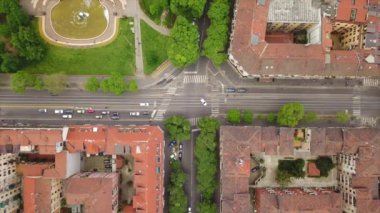 4 k Milan görüntüleri cityscape panorama adlı gündüz, İtalya