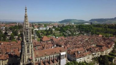 4 k Bern görüntüleri cityscape panorama, İsviçre  