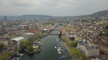 Zürih cityscape panorama